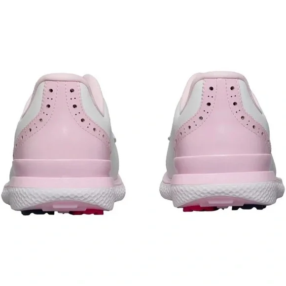 NWOT GFORE Gallivan2r Brogue Cap Toe Golf Shoes - Snow/Blush Size 7.5 - Picture 3 of 9